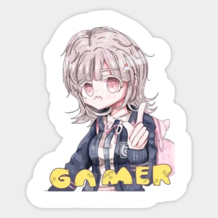 Chiaki, GAMER: artwork by Kibo-Kibo Sticker